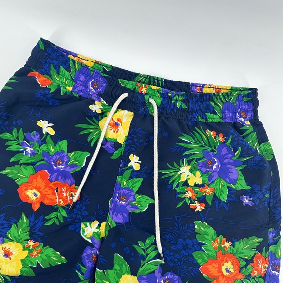 Polo Ralph Lauren Floral Swim Trunks Mens Size Small Shorts - Picture 1 of 7